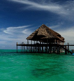 Parte del complejo de Zamani Kempinski en Zanzíbar